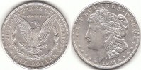1 Dollar USA 1921  Morgan ss